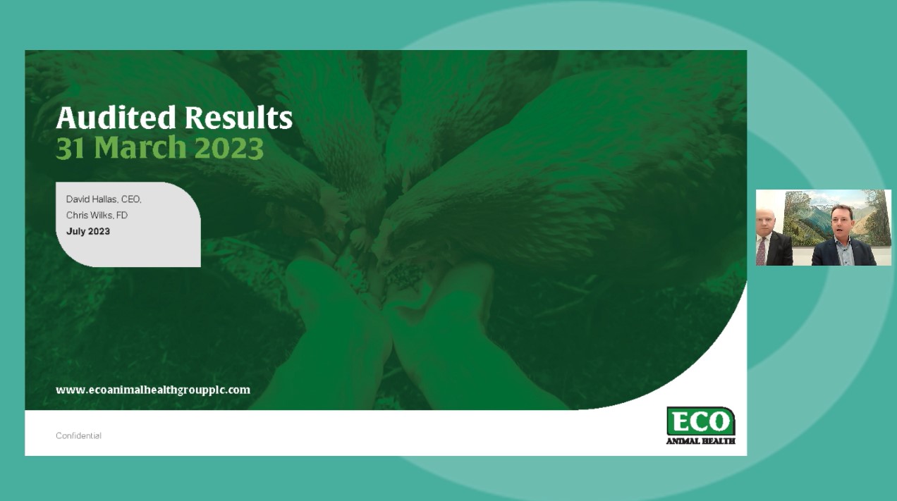 ECO Animal Health FY Results Investor Presentation video 12 July 2023